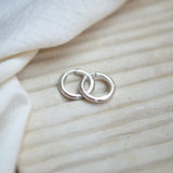 Fernshaw Mini Silver Huggie Hoop Earrings