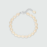Gloucester White Freshwater Pearl & Sterling Silver Bracelet