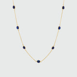 Hampton Multi Sapphire & Gold Vermeil Necklace