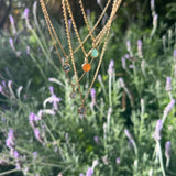 Bilbao Birthstone Gold Vermeil Necklace