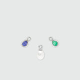 Mini Manhattan Silver Interchangeable Drops (for Mini Manhattan Hoops)