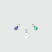 Mini Manhattan Silver Interchangeable Drops (for Mini Manhattan Hoops)