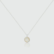 Lulea Moonstone & Sterling Silver Pendant Necklace