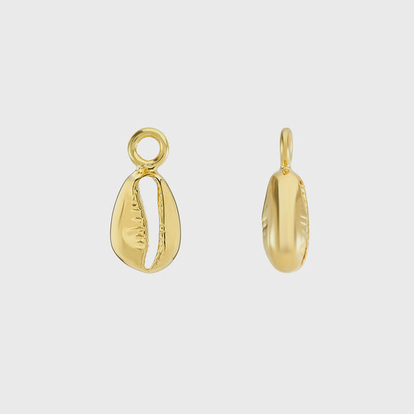 Manhattan Moka Gold Shell Interchangeable Drops-Auree Jewellery