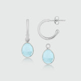 Manhattan Silver Interchangeable Drop Earrings