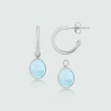 Manhattan Interchangeable Silver Drops (for Manhattan Hoops)