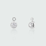 Cubic Zirconia Interchangeable Drops | Sterling Silver | Auree Jewellery