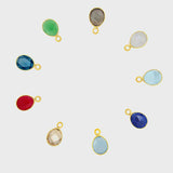 Earrings - Manhattan Gold Interchangeable Gemstone Drops