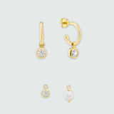 Manhattan Gold Interchangeable Drops (for Manhattan Hoops)