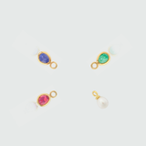 Mini Manhattan Gold Vermeil Interchangeable Drops (For Mini Manhattan Hoops)