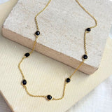 Necklaces & Pendants - Hampton Multi Sapphire & Gold Vermeil Necklace