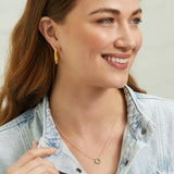 Ortigia Mini Chrysoprase & Gold Vermeil Necklace-Auree Jewellery