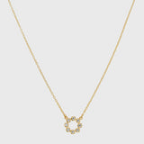 Ortigia Mini Moissanite & Gold Vermeil Necklace-Auree Jewellery