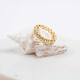 Ortigia Green Peridot & Gold Vermeil Ring