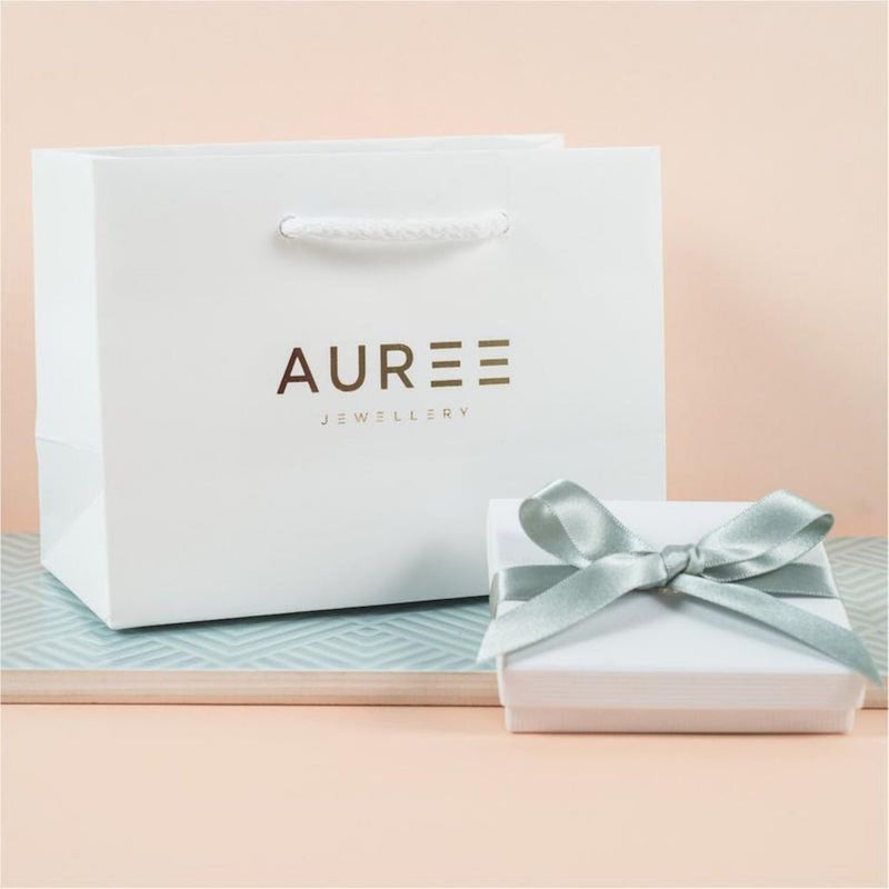 Aurora Aqua Chalcedony & Gold Vermeil Stud Earrings-Auree Jewellery