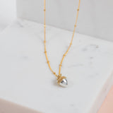 Sherwood Silver & Gold Acorn Necklace