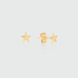 Earrings - Soho Gold Vermeil Star Stud Earrings