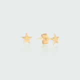 Earrings - Soho Gold Vermeil Star Stud Earrings