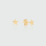Earrings - Soho Gold Vermeil Star Stud Earrings