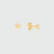 Earrings - Soho Gold Vermeil Star Stud Earrings