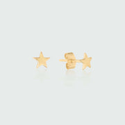 Earrings - Soho Gold Vermeil Star Stud Earrings