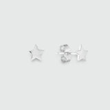Alta Sterling Silver Star Stud Earrings