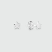 Alta Sterling Silver Star Stud Earrings