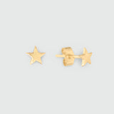 Alta 18ct Gold Vermeil Star Stud Earrings