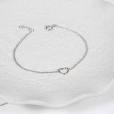 Verona Sterling Silver Love Heart Bracelet
