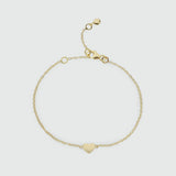 Verona Gold Vermeil Full Heart Bracelet