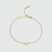Verona Gold Vermeil Full Heart Bracelet