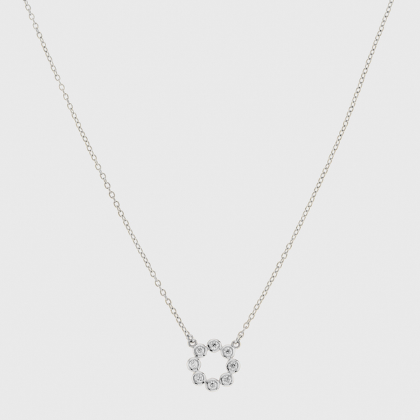 Ortigia Mini Moissanite & Sterling Silver Necklace