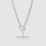 Fernshaw Sterling Silver T-bar Necklace
