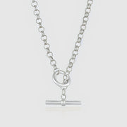 Fernshaw Sterling Silver T-bar Necklace