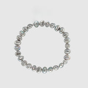 Alderley Grey Freshwater Pearl Stretch Bracelet