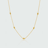 St Ives Gold Vermeil Knot Necklace-Auree Jewellery