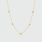 St Ives Gold Vermeil Knot Necklace-Auree Jewellery