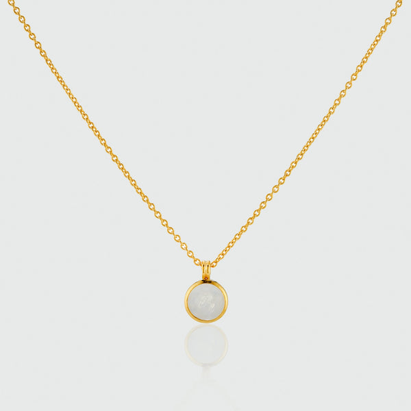 Hampton Moissanite Gold Vermeil Necklace