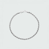 Alhambra Sterling Silver Rope Bracelet-Auree Jewellery