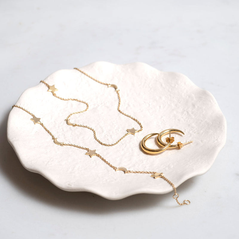 Alta Gold Vermeil Star & Moon Bracelet-Auree Jewellery