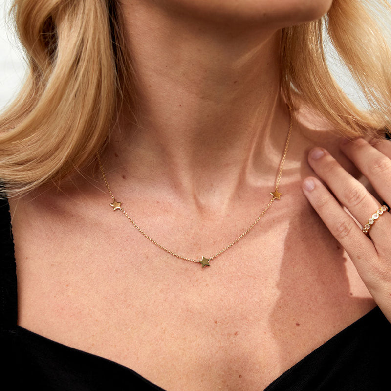 Alta Gold Vermeil Star Necklace-Auree Jewellery