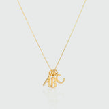 Audley 9ct Yellow Gold Alphabet Pendant-Auree Jewellery