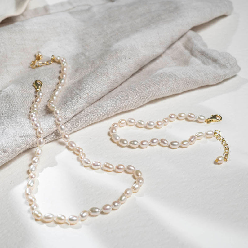Gloucester Mini Pearl & Gold Vermeil Bracelet-Auree Jewellery