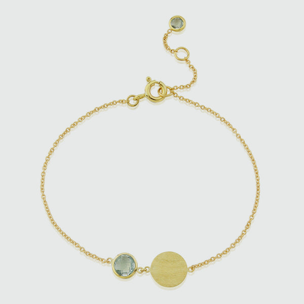 Pre-Engraved Bali Birthstone Sample Bracelets-Auree Jewellery