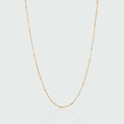 Barbican 9ct Yellow Gold Beaded Chain-Auree Jewellery