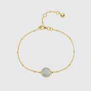 Barcelona April Crystal Birthstone Bracelet-Auree Jewellery