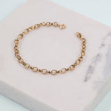 Callow Gold Vermeil Trace Link Bracelet-Auree Jewellery