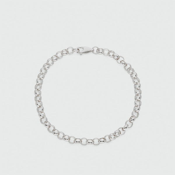 Farrier Sterling Silver Belcher Bracelet-Auree Jewellery