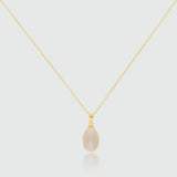 Gloucester White Freshwater Pearl & Gold Vermeil Pendant-Auree Jewellery