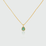 Hampton Emerald & Gold Vermeil Necklace